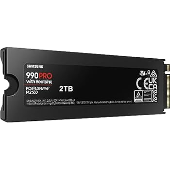 Samsung 990 PRO 2TB with Heatsink その3 Samsung 990 Pro 2TB NVMe Solid State Drive with Heatsink